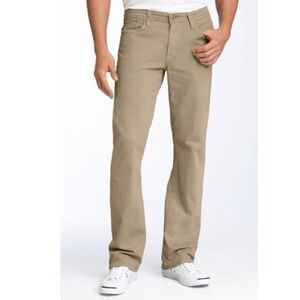 AG Adriano Goldschmied The Protégé SUD Sueded Stretch Sateen Straight Leg 36